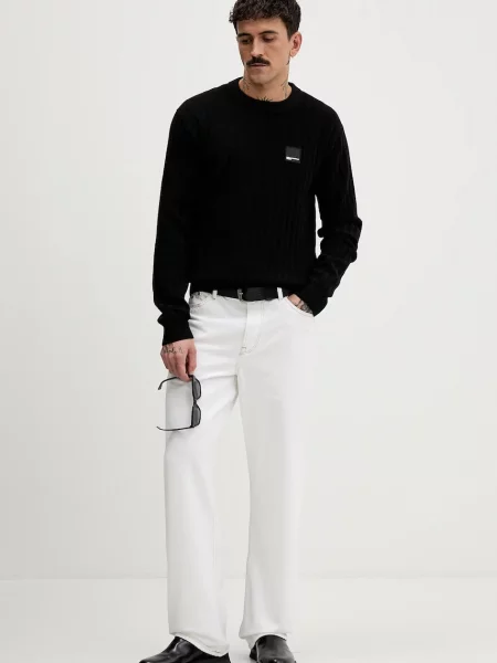 Pulover Karl Lagerfeld Jeans črna