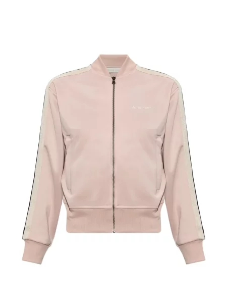 Hanorac cu fermoar Palm Angels cu broderie roz