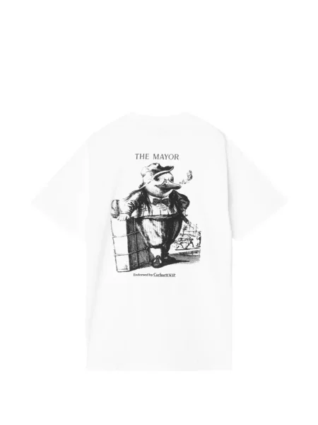 Tricou Carhartt Wip cu imagine alb