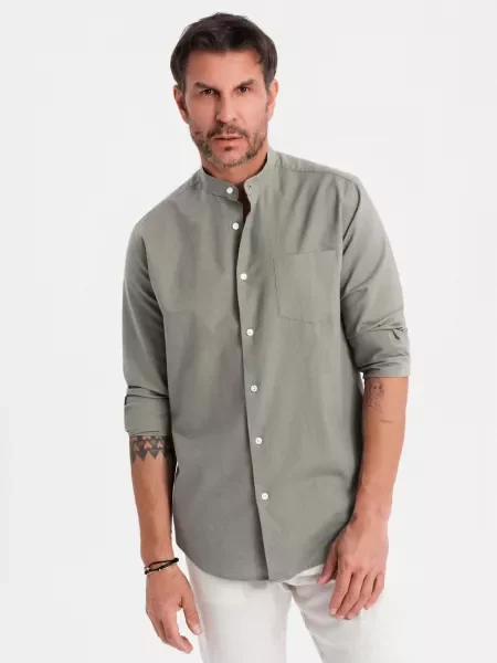 Virágos ing Ombre kék