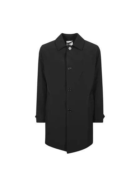 Wielobarwność płaszcz Aspesi w paski czarny