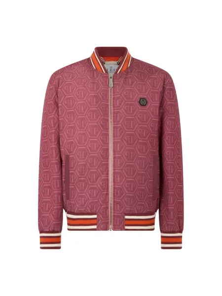 Kurtka bomber Philipp Plein czerwony