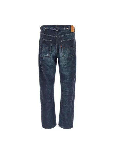 Jeansy straight leg Junya Watanabe niebieskie