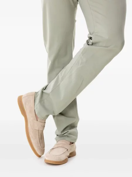 Pantofi loafer Eleventy din piele de căprioară