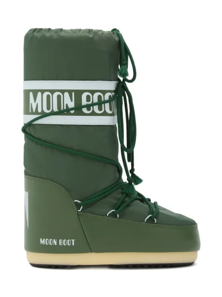 Botki dziecięce Moon Boot zielone