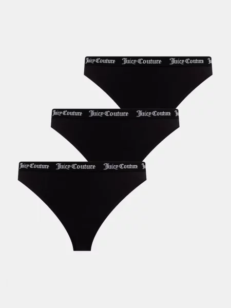 Nohavičky Juicy Couture DIDDY BRIEF PK x 3 čierna