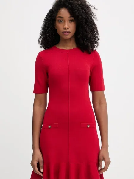 Morgan sukienka z czerwona