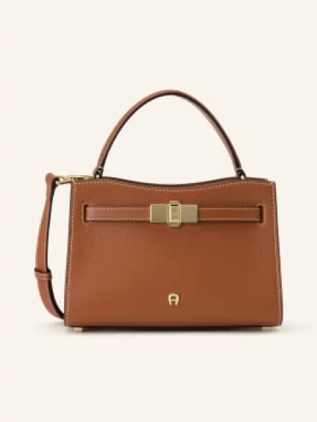 Aigner Kabelka Farah Small koňaková / zlatá