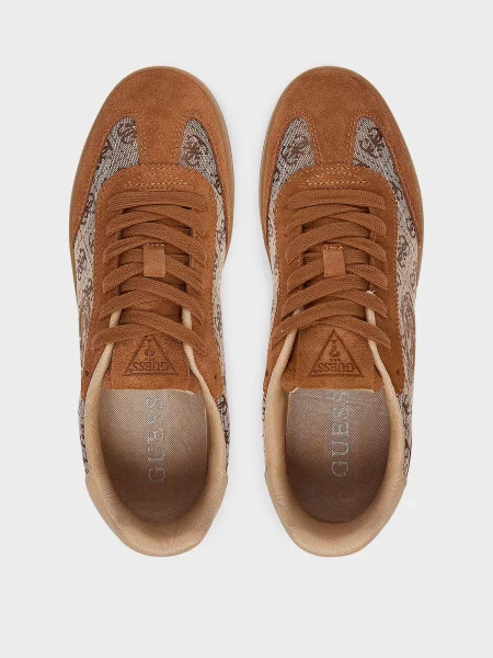 Замшеві кеди Guess бежеві