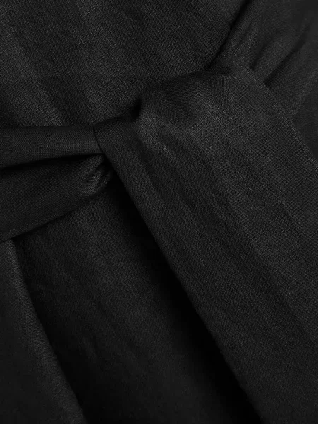 Cu centură rochie midi Another Tomorrow negru