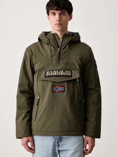 Napapijri anorak pánský Rainforest Pocket 2 zelená