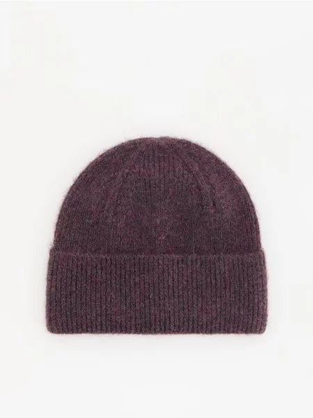 Reserved Căciulă Beanie violet-închis violet