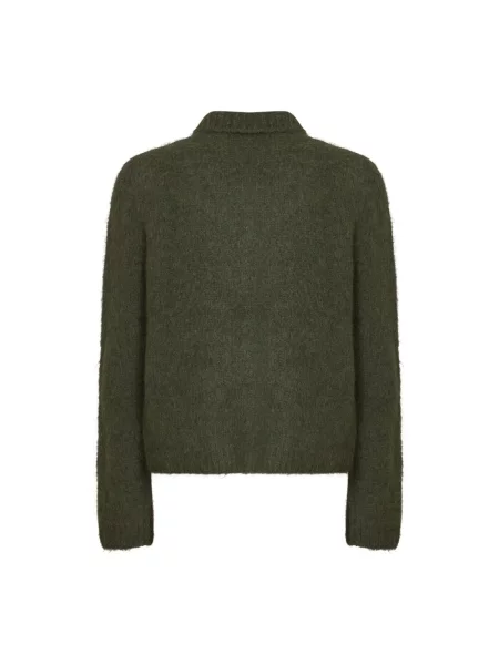 Sweter Dries Van Noten wełniany zielony
