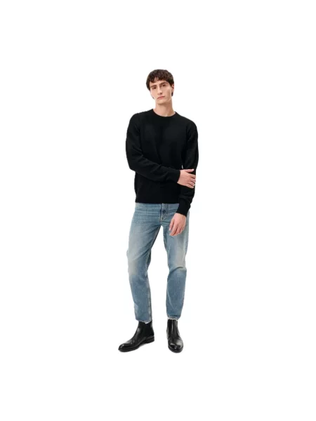 Sweter Cycle wełniany czarny