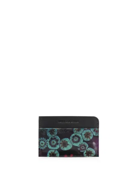 Portofel Dries Van Noten din piele negru