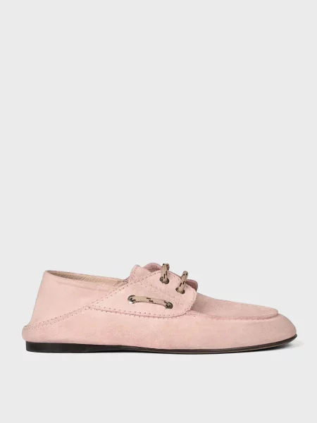 Замшеві туфлі Sandro рожеві