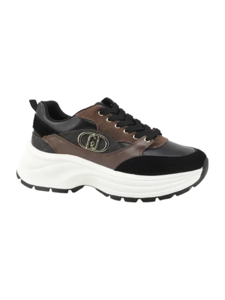 Sneakersy Liu Jo skórzane czarne
