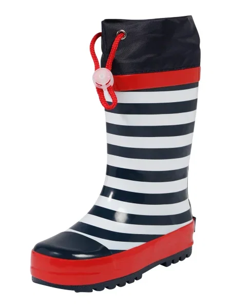 PLAYSHOES Cizme de cauciuc Maritim albastru închis / roșu alb