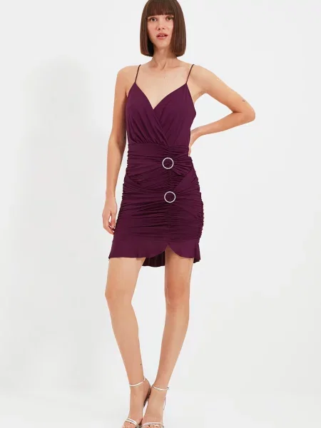 Udrapować sukienka Trendyol drapowana