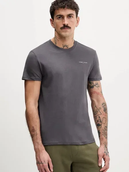 Tommy Jeans T-shirt ανδρικό μπεζ