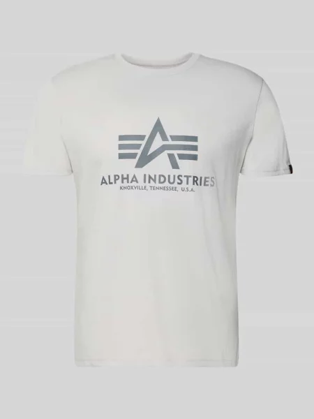 T-shirt z nadrukiem z logo Alpha Industries