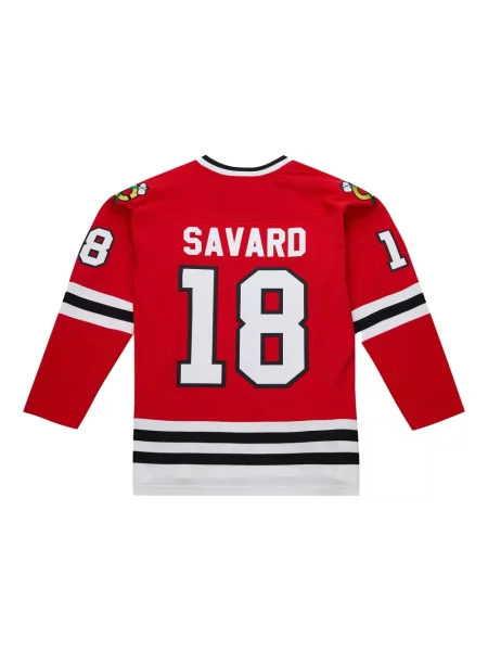 Cămașă Mitchell & Ness din jerseu roșu