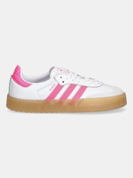 Usnjene superge adidas Originals Sambae bela