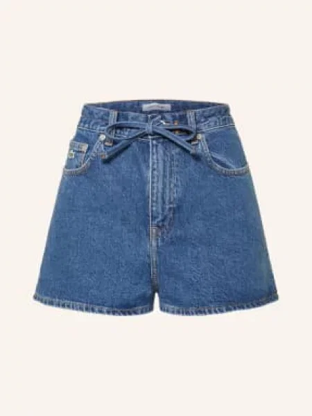 Lacoste Szorty Jeansowe blau niebieskie