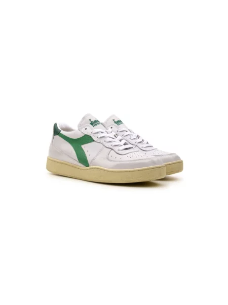 Sneakersy Diadora skórzane zielone