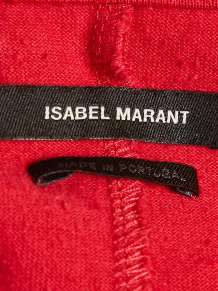 Tricou Isabel Marant cu crăpătură roșu