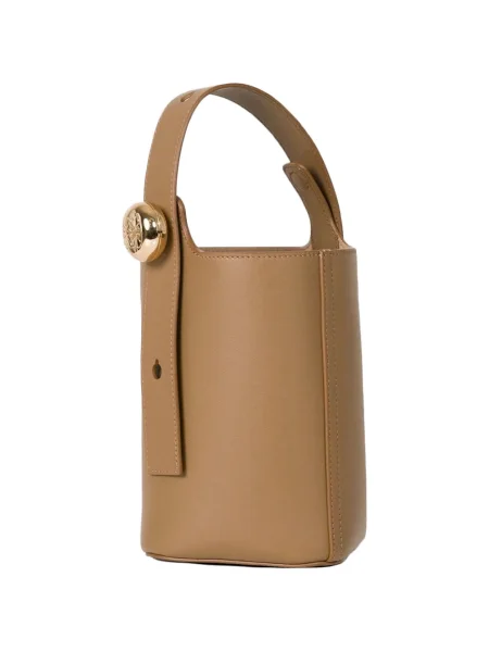 Mini geantă bucket Loewe din piele mini maro