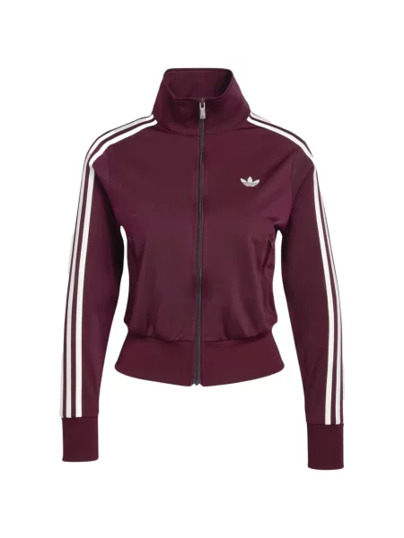 Geacă Adidas cu dungi alergare maro