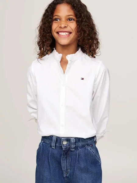 Tommy Hilfiger camasa de pentru copii alb