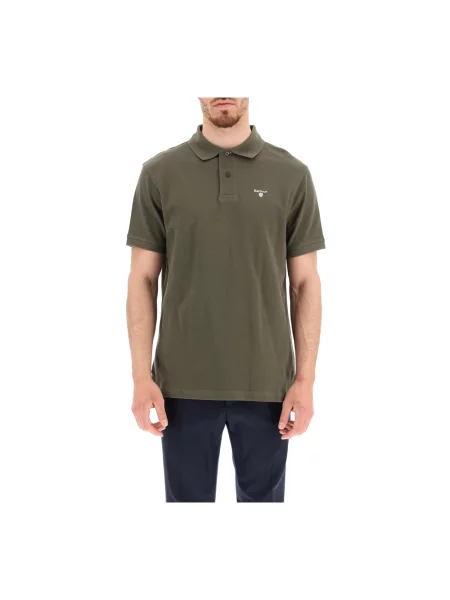 Koszulka polo Barbour zielona