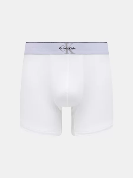 Pánske boxerky Calvin Klein Trunk 3 pairs black/misty grey/white biela