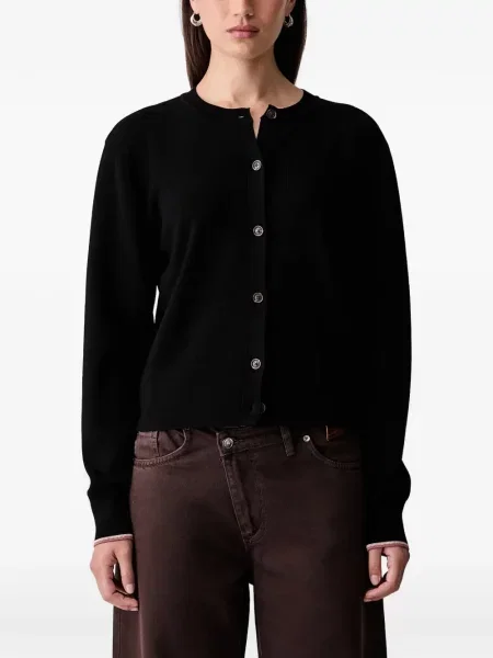 Cardigan Scotch & Soda cu broderie negru