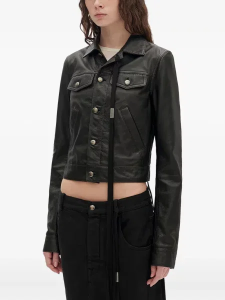 Geanta de piele Ann Demeulemeester negru