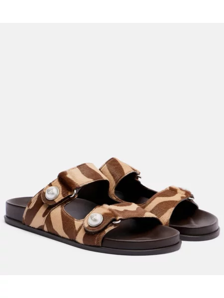 Sandale Jimmy Choo cu imagine cu model zebră bej