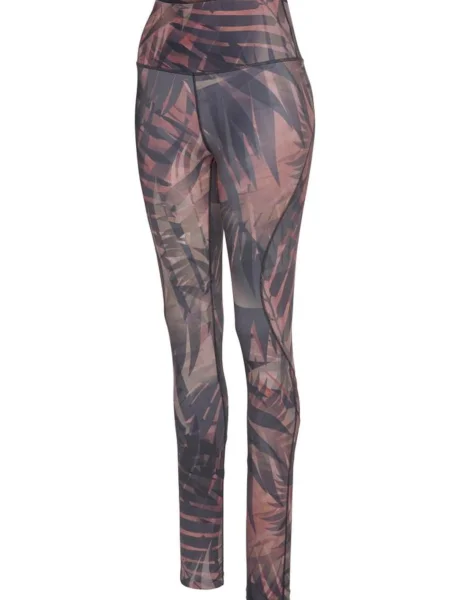 LASCANA Leggings maro ruginiu negru