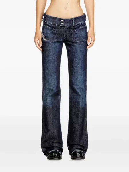 Jeansy dzwony Diesel niebieskie
