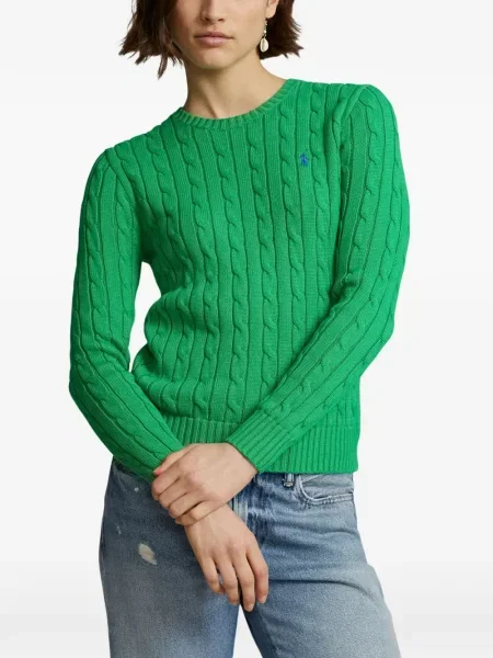 Curea Polo Ralph Lauren tricotate cu autograf cu șireturi albastru