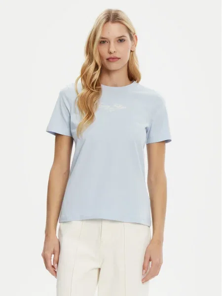 Tommy Hilfiger Tricou celest albastru