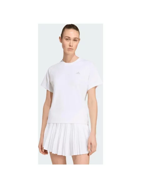 Koszulka adidas Club Plain z krótkim rękawem XS biały