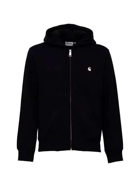 Hanorac cu glugă Carhartt Wip cu broderie negru