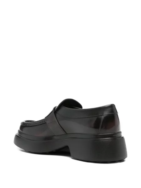Pantofi loafer Tod's cu platformă cu cataramă negru