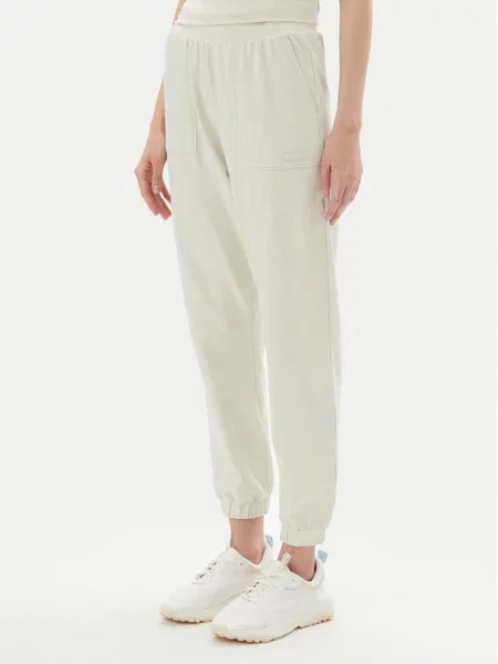 Спортивные штаны Ea7 Emporio Armani бежевые