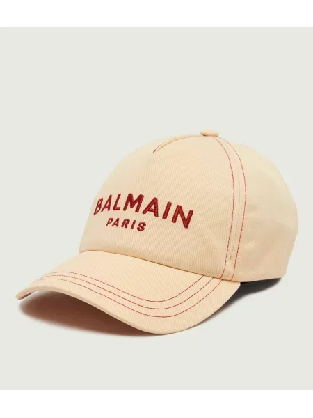 Balmain Șapcă baseball bej