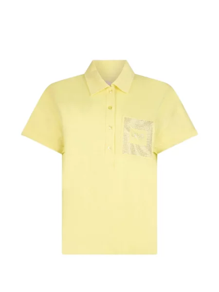 Tricou polo Liu Jo galben