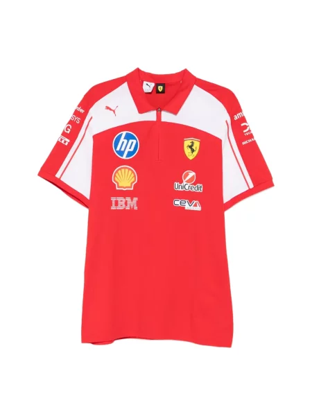 Koszulka polo Puma czerwona