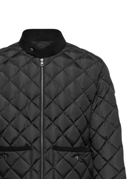 Matlasat geacă Moncler negru
